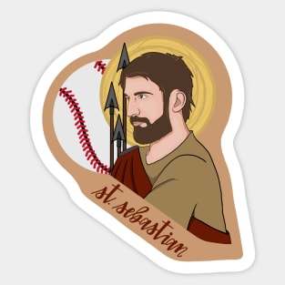 St. Sebastian (Baseball) Sticker